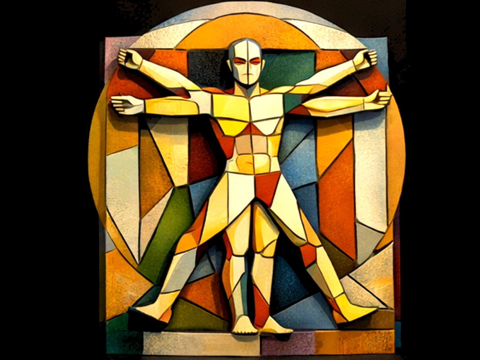 Cubist Renaissance #11 - Equine Motion STL Wall Art preview image